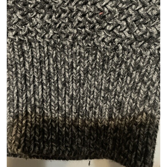 Cabela's 1/4 Button Henley Heavy Chunky Knit 100% Cotton Sweater Men's XL Tall - Picture 5 of 6